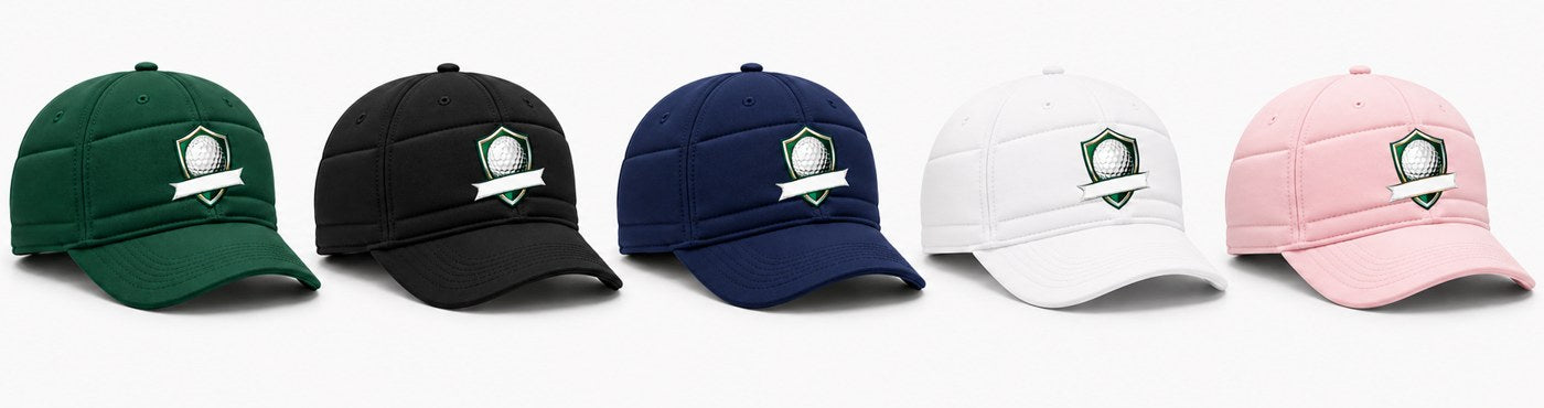 ForeShield cap in green, black, navy, white and blush pink