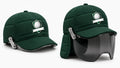 ForeShield Premium golf cap with photochromic auto-tint shield deployed